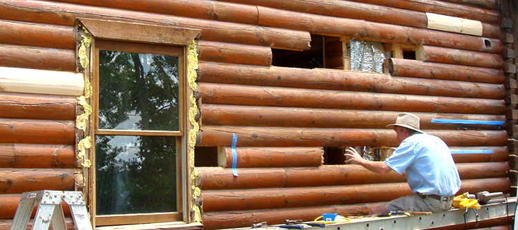 Log Home Repair Mitchell County, Georgia